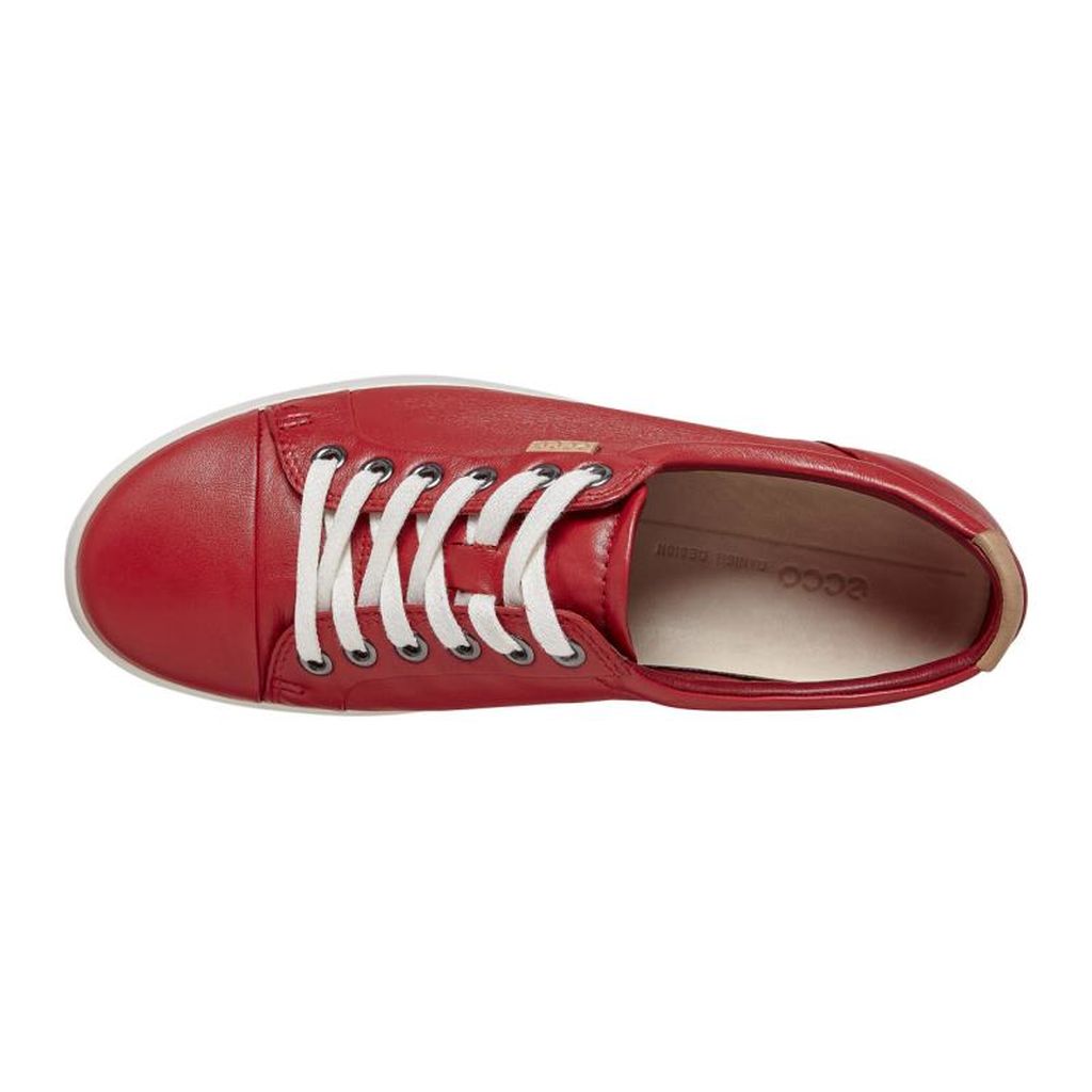 ecco red sneakers